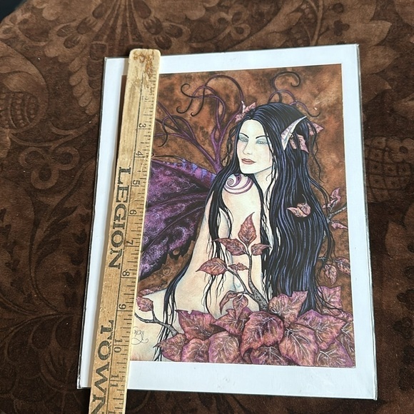 Amy Brown Dark Faery Fairy print original packaging - Picture 7 of 7